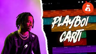 HOW TO MAKE TRAP BEATS FOR PLAYBOI CARTI IN BANDLAB 💻🎧 [upl. by Erdda132]