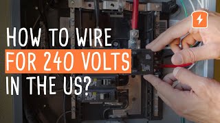 How to Wire for 240 Volts in the USA  CircuitBread Practicals [upl. by Erodasi582]