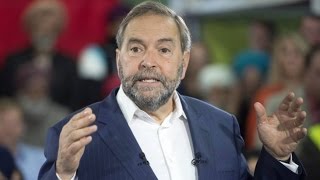 Mulcair claims Harper is admitting job losses from TPP [upl. by Ardin]