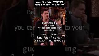 The One FRIENDS Clip When Chandler Cant Keep His New Years Resolution shorts [upl. by Westbrooke]