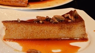 Flan de Cajeta con nuez [upl. by Anibor]