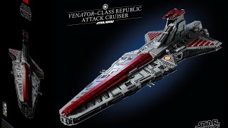 Lego Starwars 2023 RepublicClass Venator Review [upl. by Aicenod]