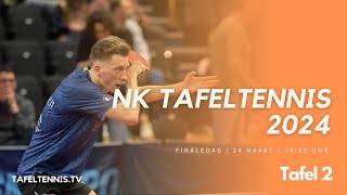 NK Tafeltennis 2024 Finaledag  Tafel 2 [upl. by Nnyleahs]