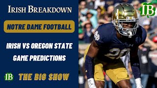 Notre Dame vs Oregon State Game Prediction [upl. by Annoved]