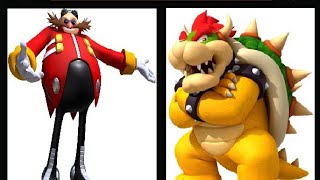 Eggman Vs Bowser Sonic Vs Mario deathbattle SonictheHedgehog SuperMario [upl. by Adelia187]