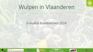 Evaluatiemoment broedseizoen wulp 2024 [upl. by Anaeg]