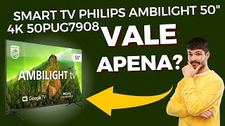 A Verdade Sobre a Smart Tv Philips PUG 7908 [upl. by Ahsuatan]