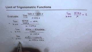 18 Limit of Trigonometric Function by Rearranging [upl. by Broeder552]