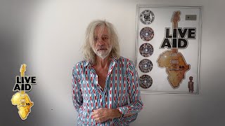 Bob Geldof  Introduction to Live Aid 35 [upl. by Yemrots]