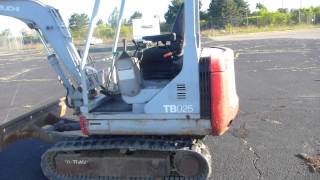 1999 Takeuchi TB025 Mini Excavator [upl. by Amaras225]