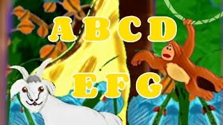 ABC Alphabet Phonics Part 1 A B C D E F and G  CoConut  Nursery Rhymes amp Kids Song [upl. by Ataynek]