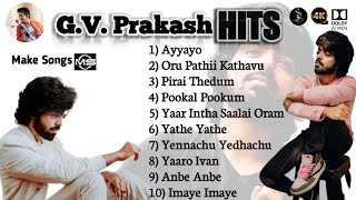 GV Prakash Songs Tamil Hits JukeBoxTamil Songs  Love Songs  Melody Songs  HitsMakesongs [upl. by Vikki265]