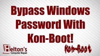 Bypass Forgotten Windows 7 Password with KonBoot [upl. by Nelrac]