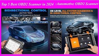 Top 5 Best OBD2 Scanner in 2024  Automotive Scan Tool OBD2 Scanner [upl. by Ellierim571]