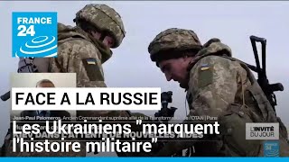 quotInventifs courageuxquot  la mobilisation exceptionnelle des Ukrainiens quotmarque lhistoire militairequot [upl. by Acinemod]