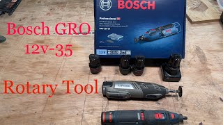 Bosch GRO 12v35 Rotary tool [upl. by Borreri]