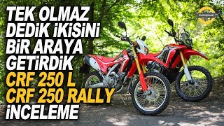 CRF 250 L ve CRF 250 RALLY İnceleme [upl. by Gard]