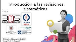 Introducción a las Revisiones Sistemáticas [upl. by Garin925]