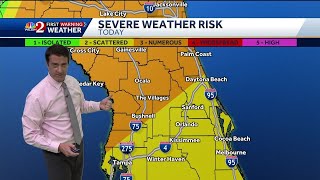 First Warning Weather Day Tornado watch issued for all of Central Florida [upl. by Bloom132]