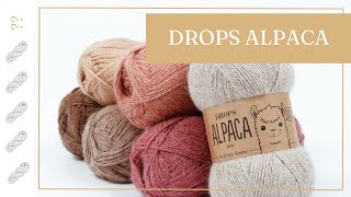 Drops Alpaca Yarn Review  Untwisted Threads [upl. by Alamac]