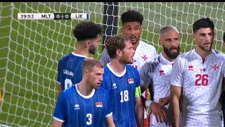 Jurgen Degabriele Goal Malta vs Liechtenstein 20 All Goals and Extended Highlights [upl. by Enitsirhc]