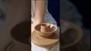 Playback pottery asmr clay diy art mini best shorts potterywheel handmade viral tutorial [upl. by Cleon262]