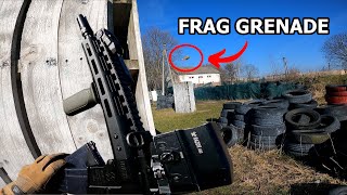 GRENADES amp FULL AUTO AIRSOFT  Operacja Paintball [upl. by Medwin]