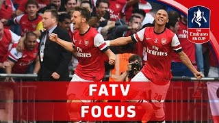 Arsenal seek further Emirates FA Cup glory  Ramsey amp Gibbs interview  FATV Focus [upl. by Faunia]