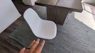 Flash Furniture Elon Series White Plastic Chair Review [upl. by Yentruocal]