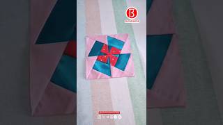 How To Make Handmade Patchwork Pillow Tutorial [upl. by Brenn]