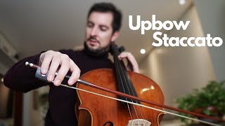 UPBOW STACCATO Lesson  Learn the Basics for this AWESOME Bow Stroke SUBS ESPPOR [upl. by Ajiat]