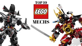 TOP 10 Lego MECHS [upl. by Eboh]