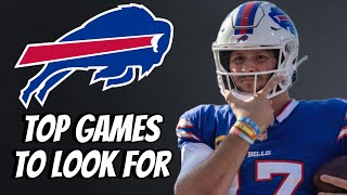 TOP Buffalo Bills games to watch for ahead of NFL schedule release [upl. by Emmeram]