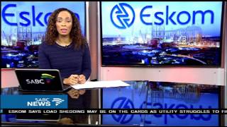 Eskom warns loadshedding maybe a reality [upl. by Johansen]