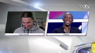 Ibrahimovic Makes Fun Of Camara On Live Television quotYou are even uglier on TVquot [upl. by Mollee]