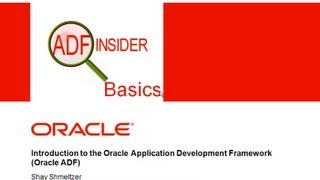 Introduction to Oracle ADF [upl. by Melville]