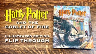 Harry Potter ILLUSTRATED EDITION Flip Through  Goblet of Fire Illustrated by Jim Kay [upl. by Ahsiekat]