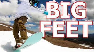 Top 5 Snowboards for BIG FEET [upl. by Aurora]