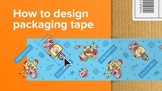 How to design packaging tape [upl. by Anetsirhc684]