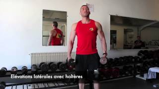 Allmusculation  correction dexercice  les elevations laterales avec halteres [upl. by Ariana]