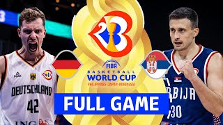 FINAL Germany v Serbia  Full Basketball Game  FIBA Basketball World Cup 2023 [upl. by Anits644]