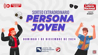 Sorteo Extraordinario Lot Nacional 4827 NT Rev y Mega Reventados 22079 y 3Monazos 4505 011224 [upl. by Lleral]