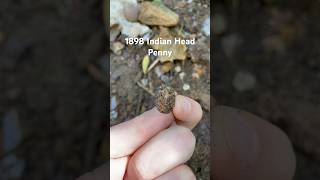 Bottle Digging  1898 Indian Head Penny Surface Find  982024 [upl. by Nileuqaj183]