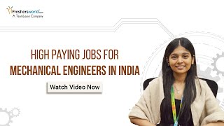 High Paying Jobs for Mechanical Engineers in India  BEBtech MEMtech Diploma [upl. by Lechner843]