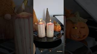 QUICK amp EASY DIY IDEA 🕯️ BLOODY CANDLES  HALLOWEEN EDITION 🎃 DECOR INSPIRATION JUSTINE DUERRE ✨ [upl. by Eijneb]