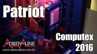 Patriot na Computex 2016  Confira a sua variada linha de produtos [upl. by Ande971]