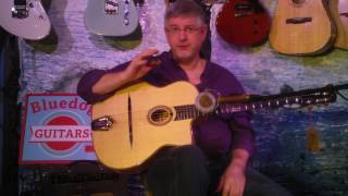 Shelley D Park Encore Guitar  Not Just For Gypsy Jazz At Bluedog Guitars [upl. by Clarinda]