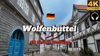 Wolfenbüttel Germany 4K Walking Tour  with Immersive Sound 4K60fps [upl. by Ytirahc]