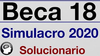 BECA 18 SIMULACRO 2020 [upl. by Dinsdale]