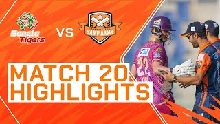 2023 Abu Dhabi T10 Match 20 Highlights Bangla Tigers vs Morrisville Samp Army  Season 7 [upl. by Chev434]